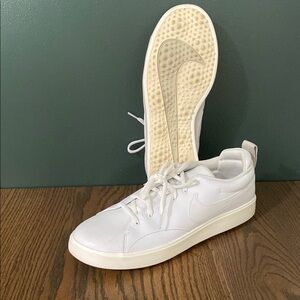 Nike Course Classic Spikeless Golf Shoes White Mens Size 12